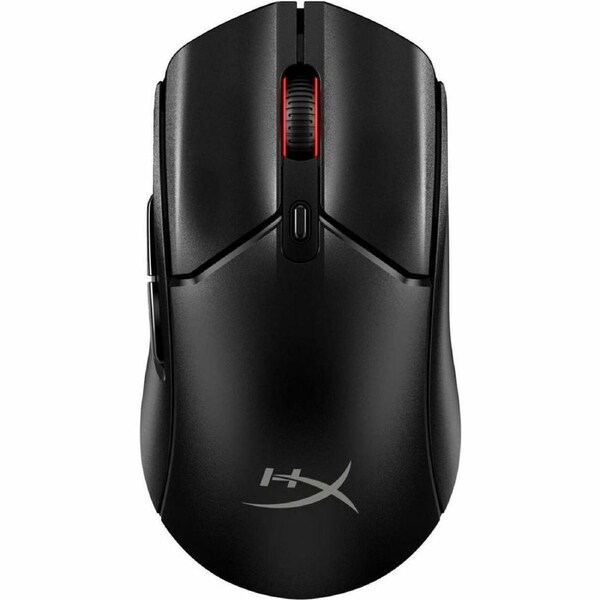 HyperX Pulsefire Haste 2 Core Gaming Mouse - Bluetooth - USB 2.0 Type A - Optical - Black - Wireless - 10 m - 2.40 GHz - 12000 d