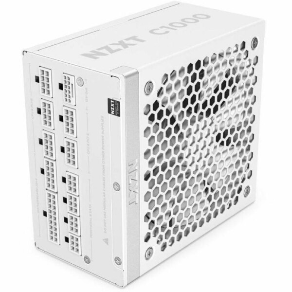 NZXT PA-0G2BW-AU ATX 3.1, ATX12V v3.1, EPS12V v2.92 Modular Power Supply - 1 kW - Matte White - Compact - 120 V AC, 230 V AC Inp