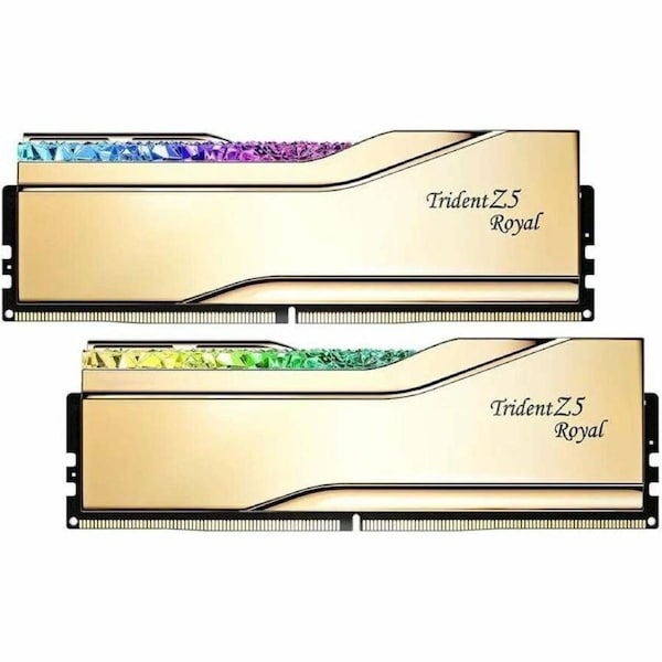 G.SKILL Trident Z5 Royal RAM Module for Motherboard, Desktop PC - 48 GB (2 x 24GB) - RGB - DDR5-7200/PC5-57600 DDR5 SDRAM - 7200