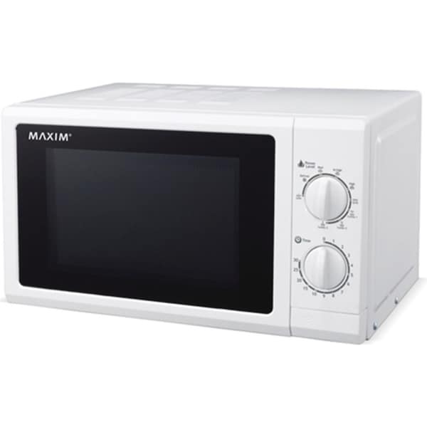 Maxim Kitchen Pro 20L/700W Manual Electric Microwave Oven Countertop White