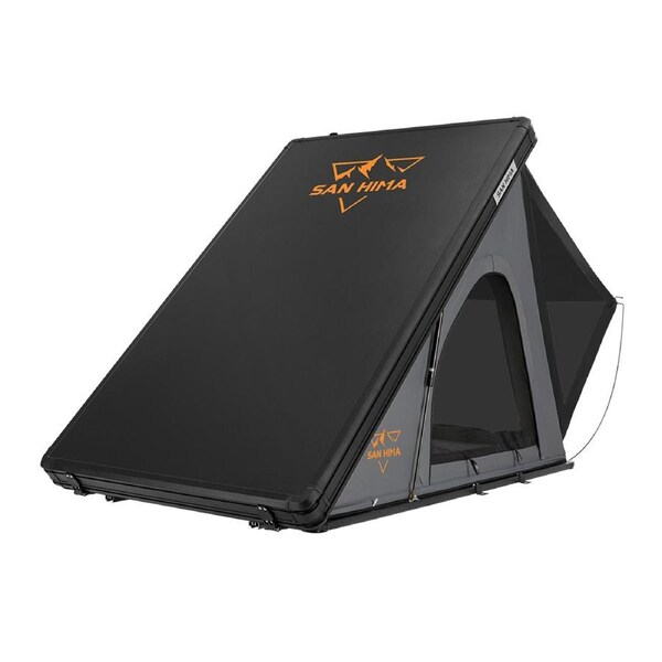 San Hima Kalbarri Lite Rooftop Tent Hardshell With Ladder Grey Camping 4x4 4WD