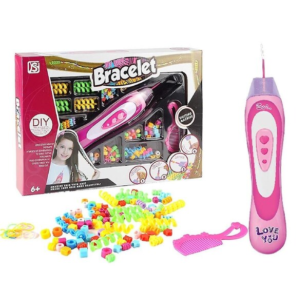 Girls Hair Diy Accessories Fast Braider Braids Machine Toy Kids Education Toy Play House Hair Braid Makeup Toys