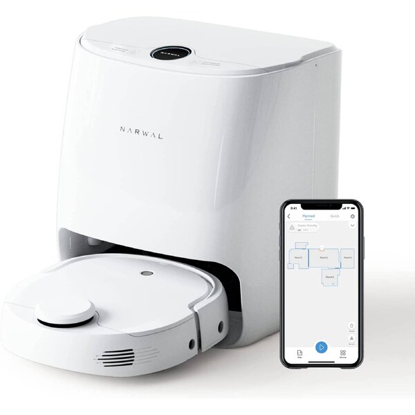 Refurbished Narwal T10 Robot Vacuum and Mop Cleaner Machine with Auto Mop Cleaning Station Official Australian Version