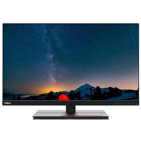 LENOVO ThinkVision P27U-20 27' 60Hz UHD IPS Monitor 3840 x 2160 16:9 4ms IPS Height Adjustable Tilt Pivot Swivel HDMI DP RJ45 USB VESA 3yr wty