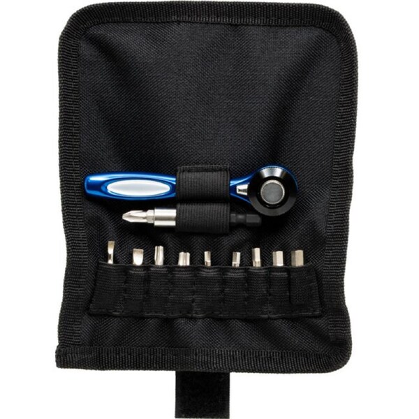 DOSS 12 in1Rachet Aluminium Handle Bicycle Tool Kit with Philips Flat & Torx Bits