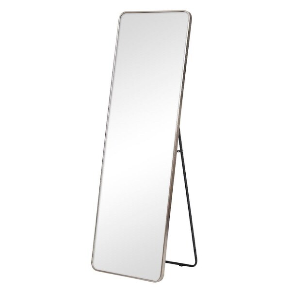 Cooper & Co. Elle 165cm Rectangle Standing Full Length Mirror Gunmetal Grey