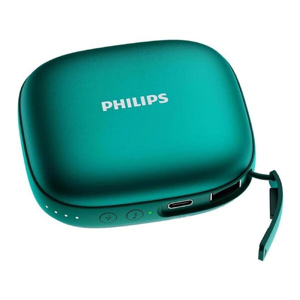 Philips Rechargeable Hand Warmer Ultra-Lightweight Green DLP2136VG