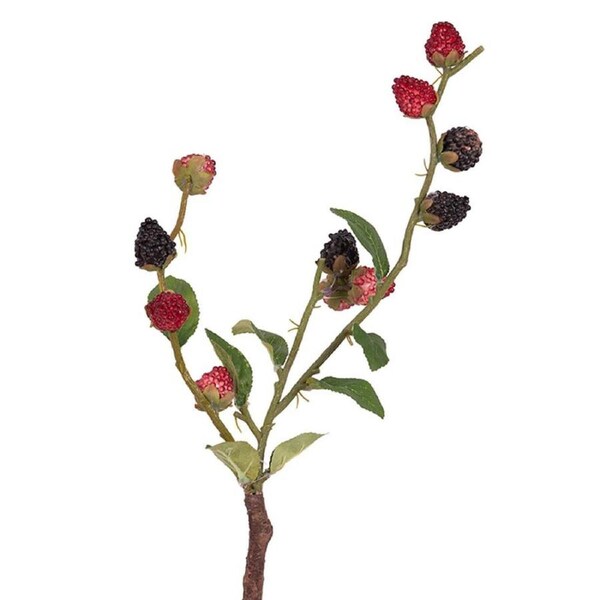 Berry Leaf Christmas Tree Pick 46cm