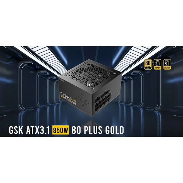 Antec GSK850 80+ Gold Fully Modular ATX 3.1, PCI-E 5.1 latest High Quality