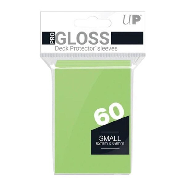 Ultra Pro: PRO-Gloss 60ct Small Deck Protector sleeves: Lime Green