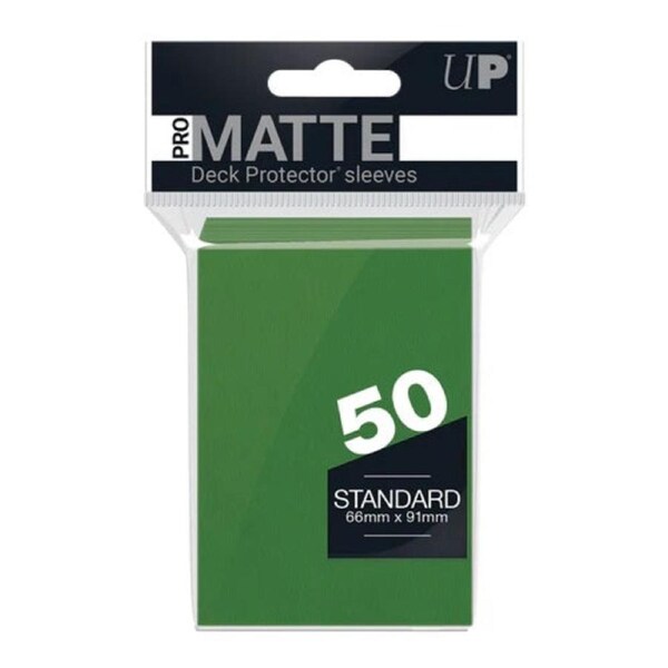 Ultra Pro: PRO-Matte 50ct Standard Deck Protector sleeves: Green