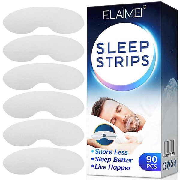 90 Packs Sleep Strips Sleeping Mouth Tape Anti-snoring Closed-mouth Patch