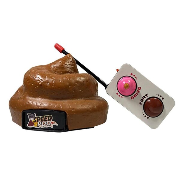 Decompression Toy Remote Control Poop Car Funny Spoof Novelty Nausea Trick Toy