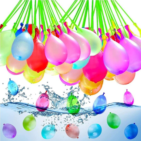 666 PCS Water Bomb Balloon, Color Water Balloons, Self-closing Water Bombs, Quick Filling Water Balloon, for Outdoor Summer Pool Party in Garden and B