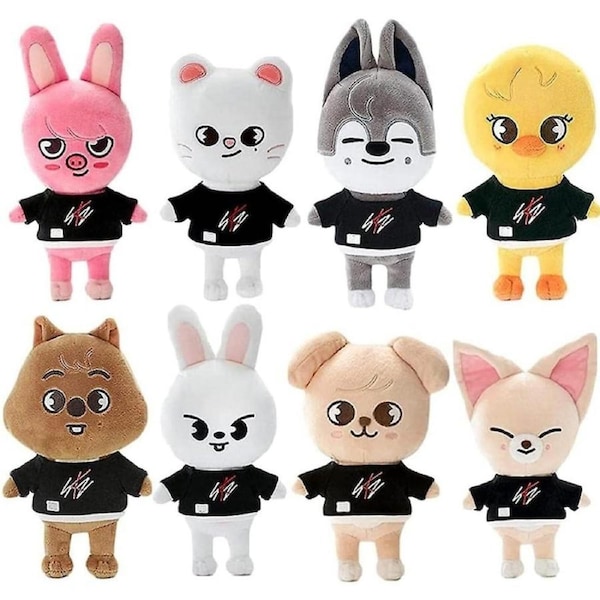 Fox Plush Toy, Suitable for Kids, Soft Skz Plush Toy (Random Two)