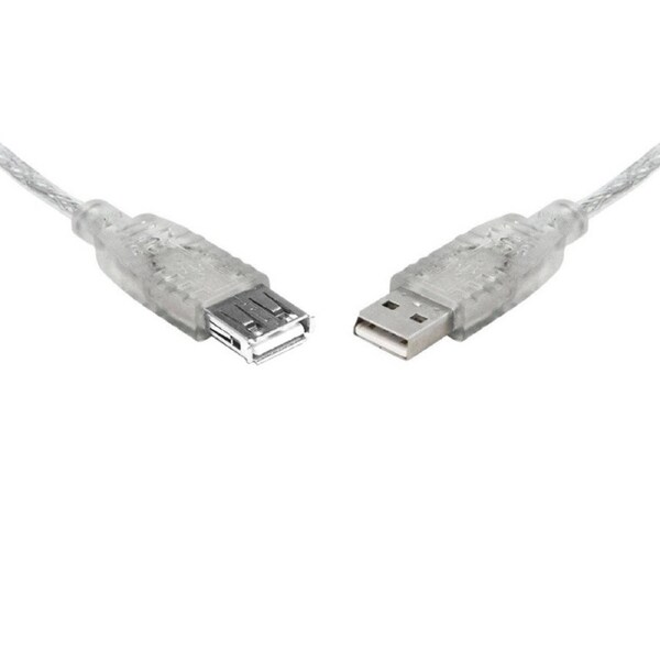 8Ware 5m USB 2.0 Extension Cable - Type A to Type A Male to Female High Speed