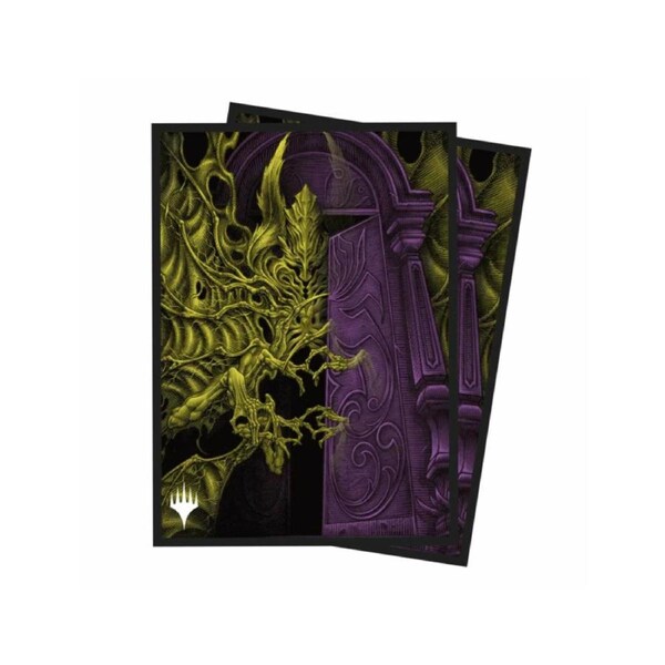 Ultra Pro: Duskmourn 100ct Sleeves Alt Art Key Character Mythic 4 for Magic: The Gathering