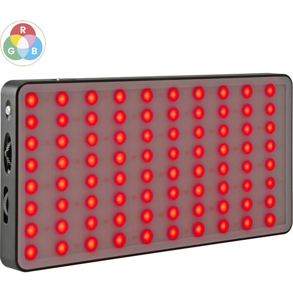 Jupio PowerLED Portable 160 RGB Built-In Powerbank w/ Shoe Mount & Ball Head