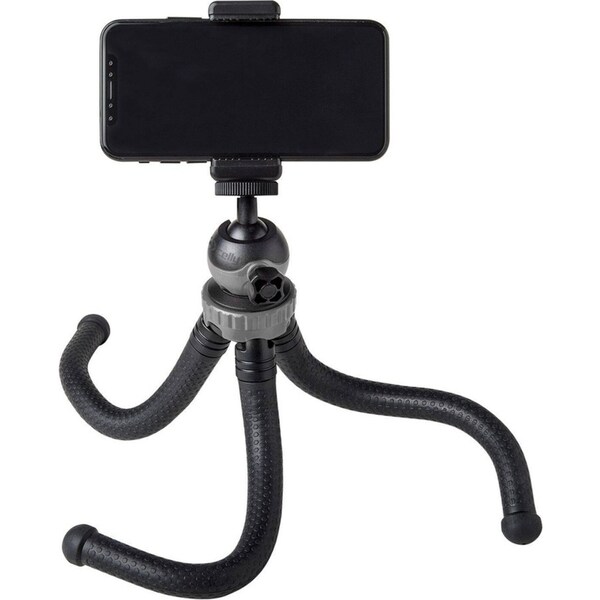 Celly Flexible Tripod For DSLR Plastic Bendy Legs Camera Holder 31cm Black