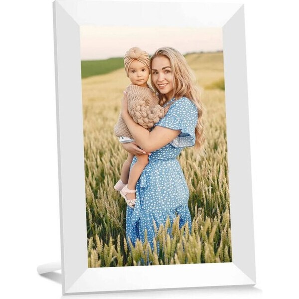 FireFly Frameo 10.1'' Wi-Fi Digital Photo Frame w/ Stand 32GB Storage White