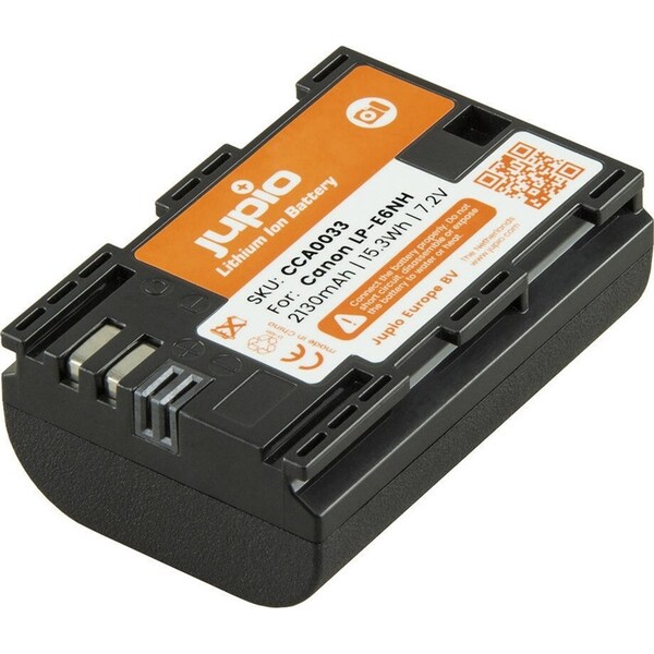 Jupio Li-Ion 7.2V 2130mAh Rechargeable Battery For Canon LP-E6NH Digi Camera