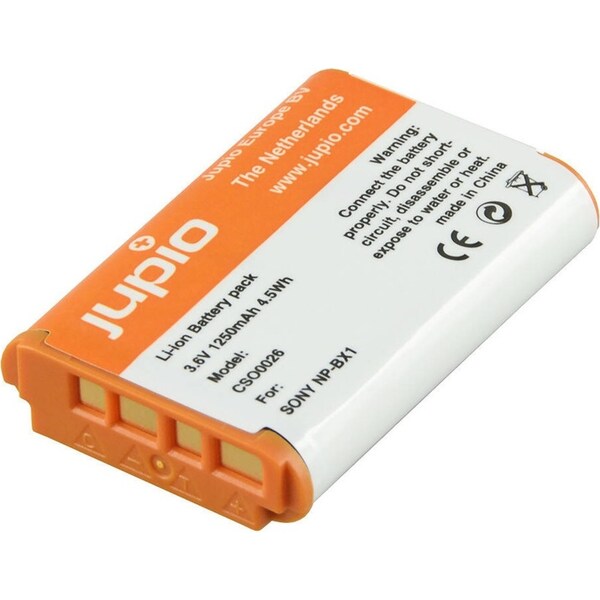 Jupio Li-Ion 3.6V 1250mAh Rechargeable Battery For Sony NP-BX1 Digi Camera