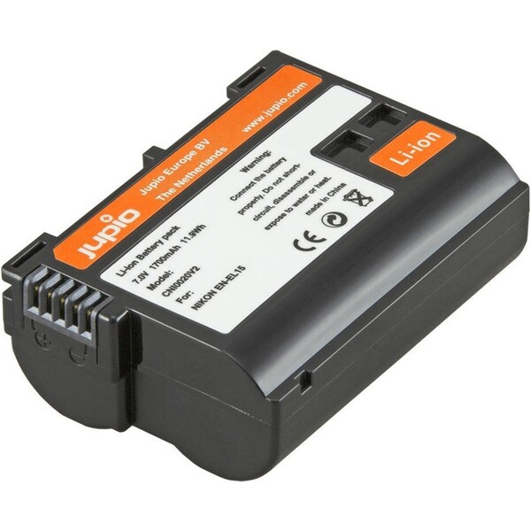 Jupio Li-Ion 7.0V 1700mAh Rechargeable Battery For Nikon EN-EL15 Digi Camera