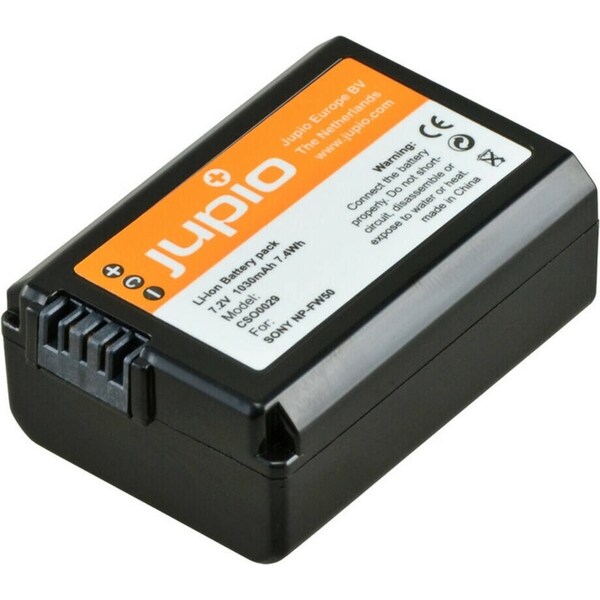 Jupio Li-Ion 7.2V 1030mAh Rechargeable Battery For Sony NP-FW50 Digi Camera