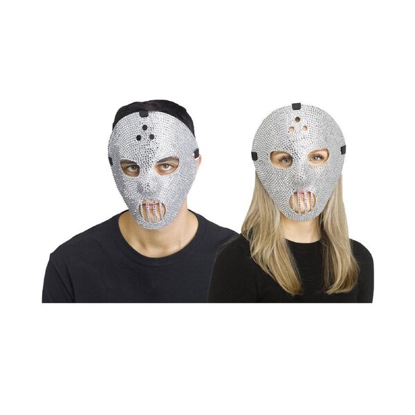 Rhinestone Hockey Mask