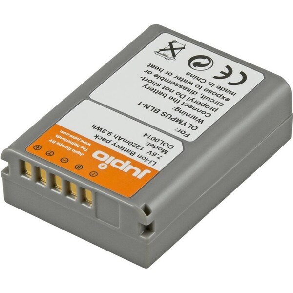 Jupio Li-Ion 7.6V 1220mAh Rechargeable Battery For Olympus BLN-1 Digi Camera