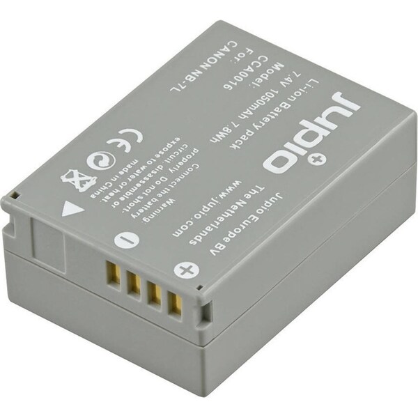 Jupio Li-Ion 7.4V 1050mAh Rechargeable Battery For Canon NB-7L Digi Camera