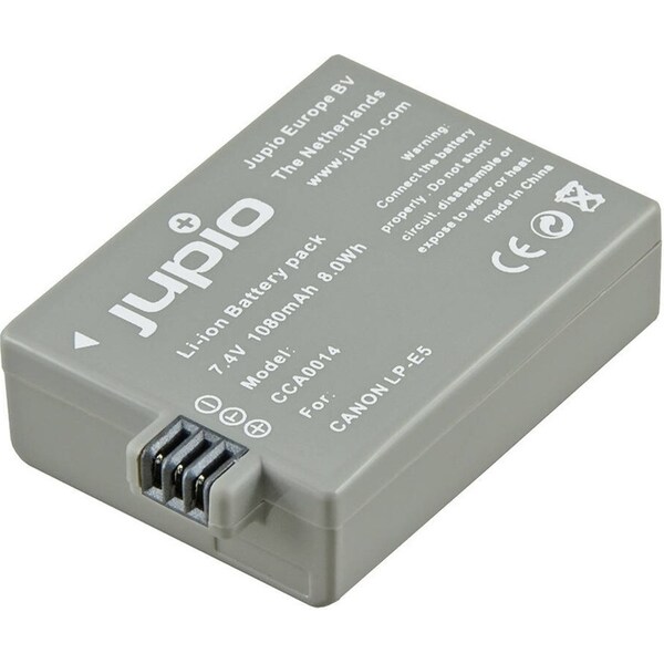 Jupio Li-Ion 7.4V 1080mAh Rechargeable Battery For Canon LP-E5/NB-E5 Camera