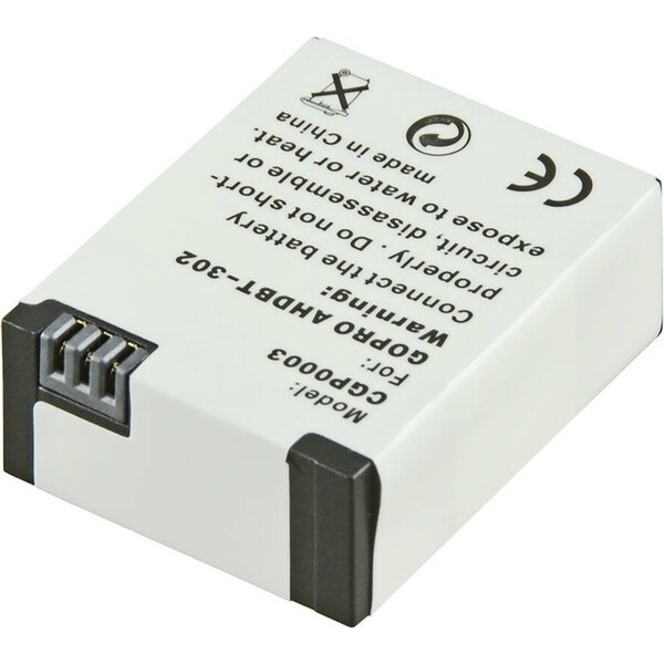 Jupio Li-Ion 3.7V 1200mAh Battery Pack For GoPro Hero 3+ AHDBT-302 Camera