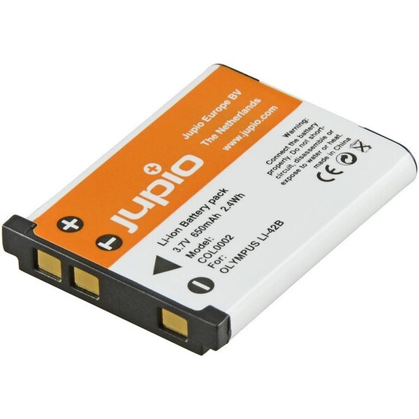 Jupio Li-Ion 3.7V 650mAh Rechargeable Battery For Olympus Li-40B/Li-42B Cam
