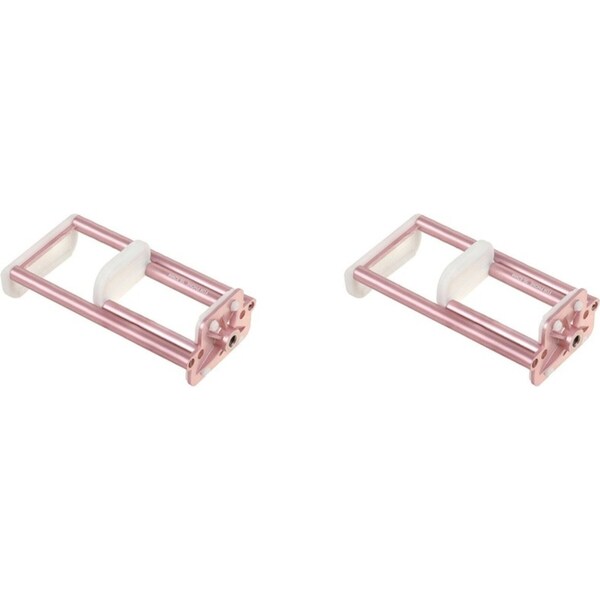 2x Benro MeVideo Livestream Tablet/Phone Holder Versatile Clamp 12.5x6cm Pink