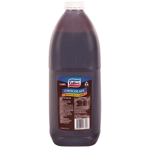 Cottees Chocolate Topping 3L Milkshakes Ice Cream Bulk