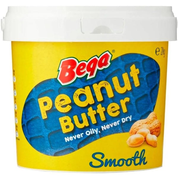 Bega Peanut Butter Smooth Spread 2kg Bulk Tub