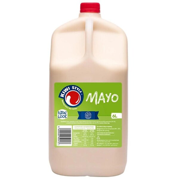 Kiwi Style Mayonnaise Mayo 6L Bulk