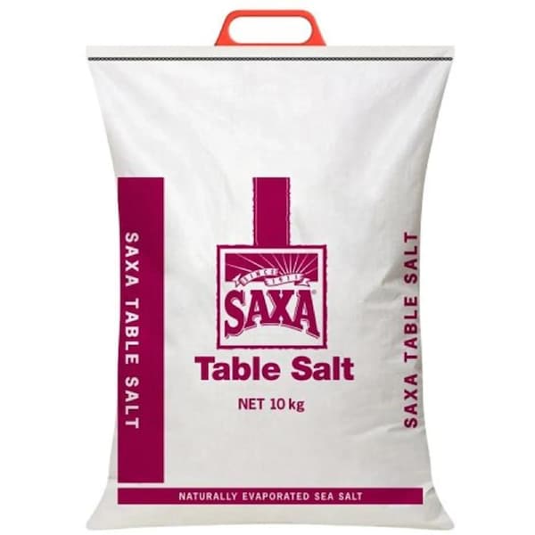 Saxa Natural Table Salt 10kg Bulk Bag