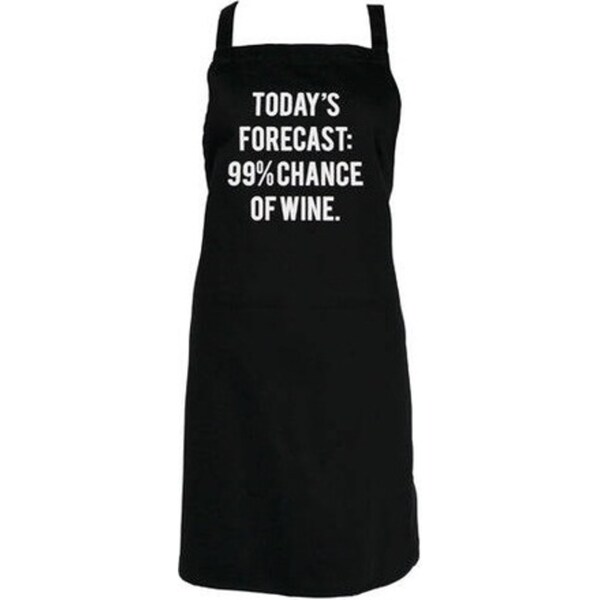 Annabel Trends Screen Print Cotton Kitchen Apron 60x80cm Today's Forecast BK