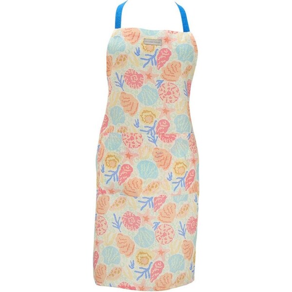 Annabel Trends Linen Kitchen Apron Cooking/Baking 80cm One Size Shelly Beach