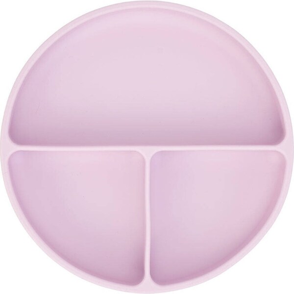 Annabel Trends Silicone Kids/Child Feeding Suction Plate Divided 18cm Lilac