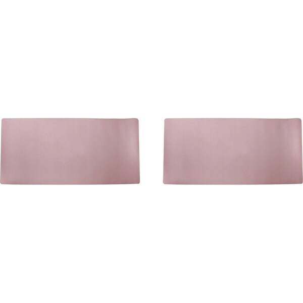2x Annabel Trends Home/Office Desk Leather Mat Mousepad 80x40cm Rect Orchid