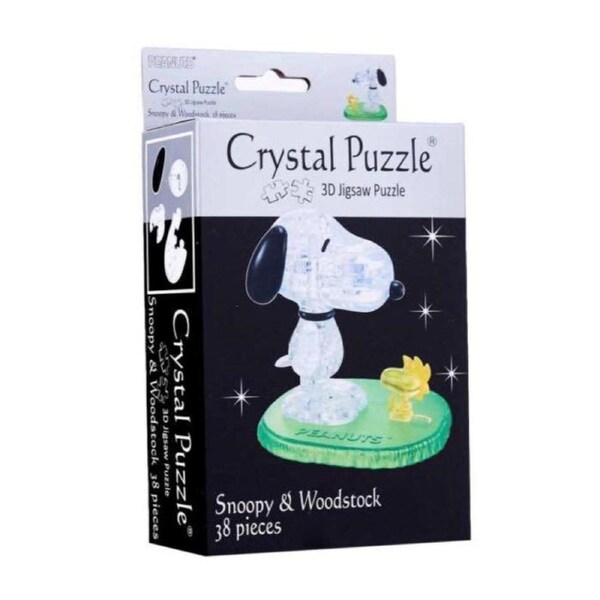 3D Crystal Puzzle Snoopy and Woodstock