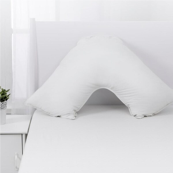 Dreamaker Down Alternative Microfibre V Shape Pillow 78 x 78 cm