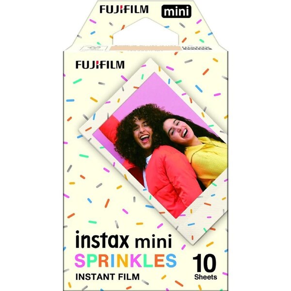 Pack of 10 FujiFilm INSTAX mini Sprinkles Film - Compatible with Fujifilm INSTAX Mini Cameras