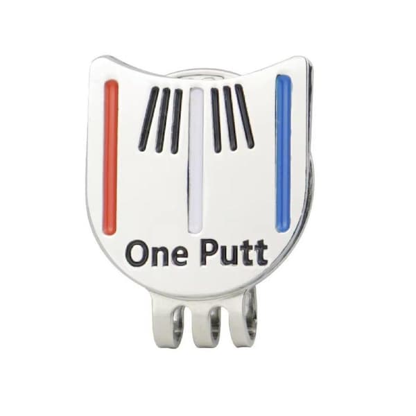 Golf Ball Marker Metal With Hat Clip Golf Training Aid Outdoor Sport Aiming Tool