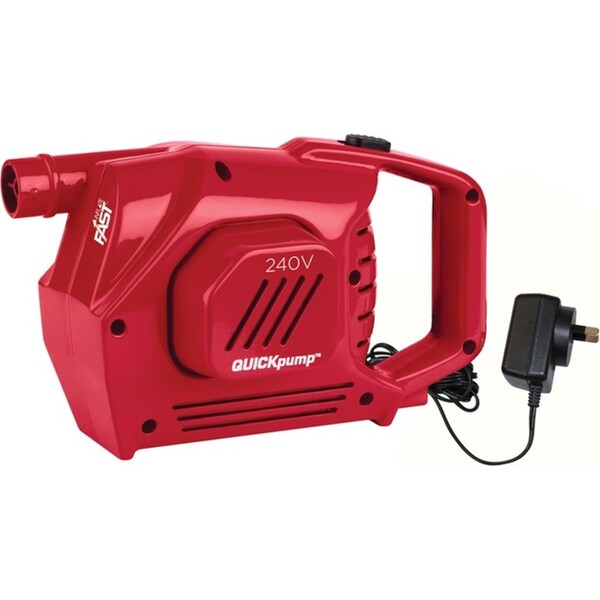 Coleman Quickpump 240V Air Pump Outdoor Camping/Hiking Equipment Set 18.4x14.1cm