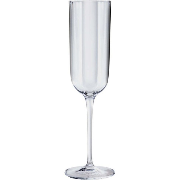 4pc Luigi Bormioli Jazz 210ml Champagne Flute Glasses Set Drink Stemware CLR