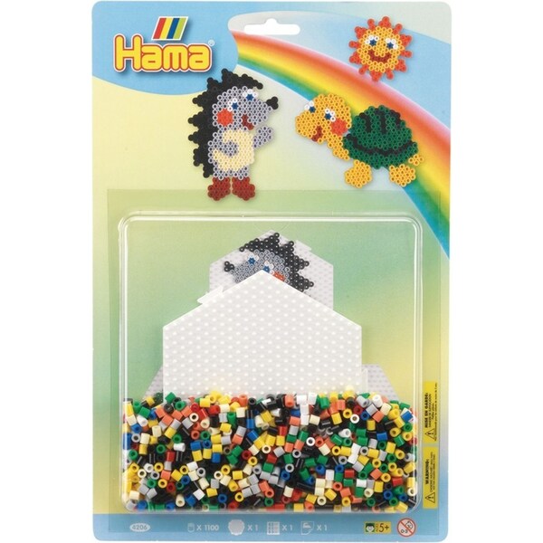1000pc Hama Kids Large Building Activity Toy Medium Hexagon 5y+ Blister Pack